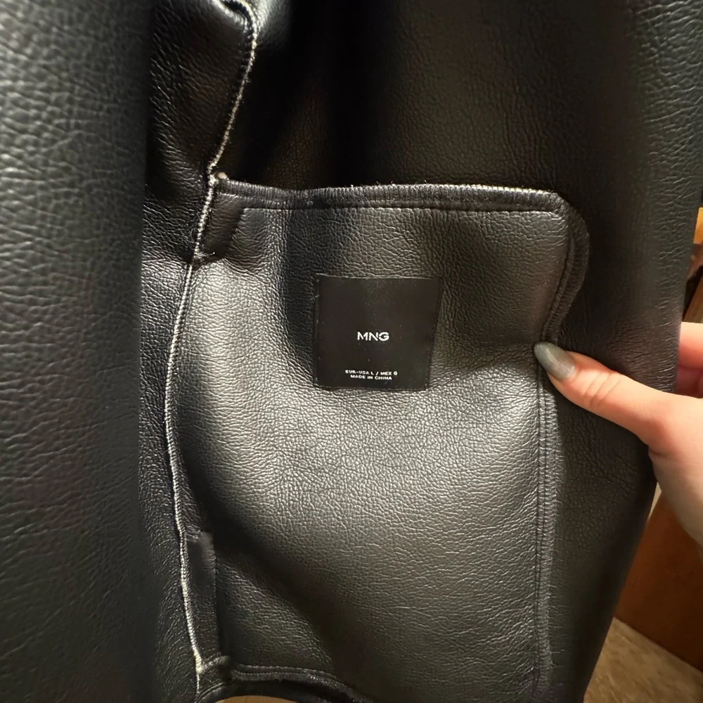 Mango Shearling Jacket - Picture 3 of 7